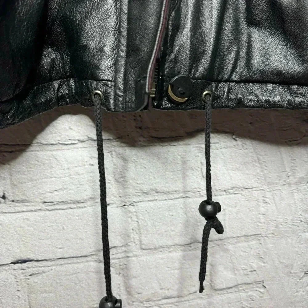 Vintage Pelle Men’s Leather & Nylon Jacket size Medium